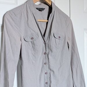 Armani Exchange Grey Cotton Blouse, XS